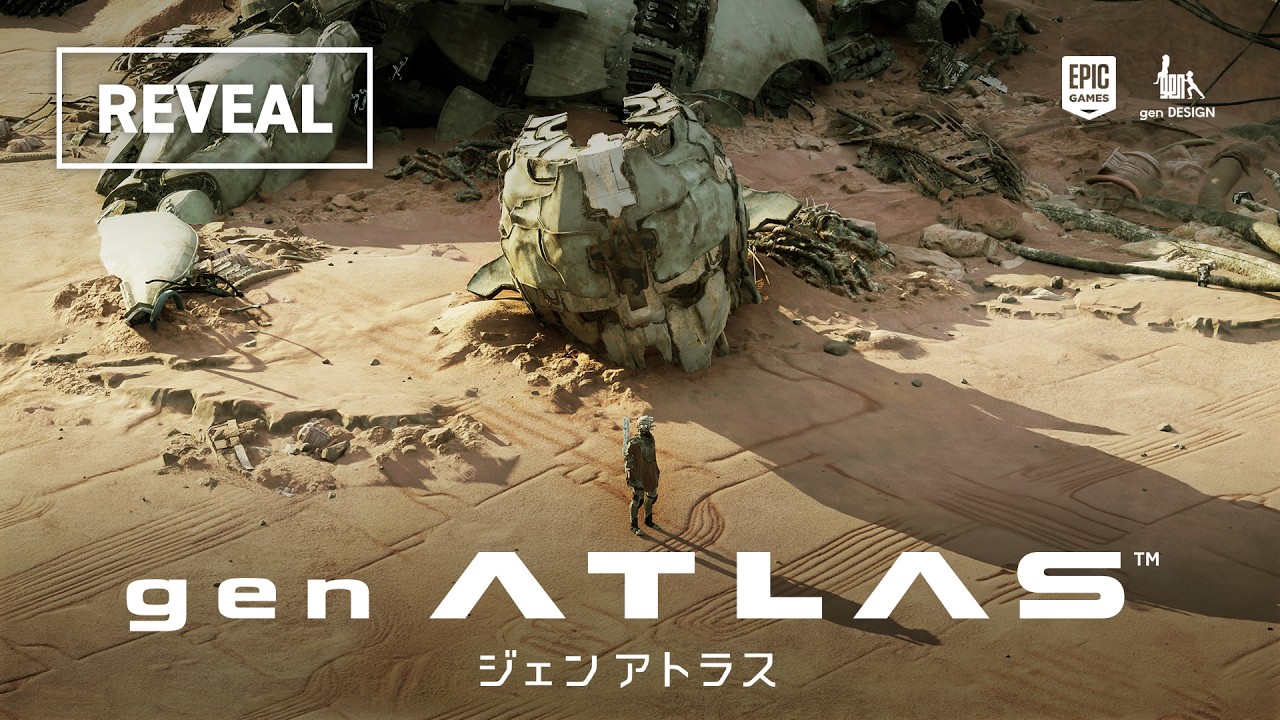 gen ATLAS 発表！上田文人新作アクションアドベンチャー、廃墟惑星に眠る巨大ロボットの謎に挑む【SGF2026】