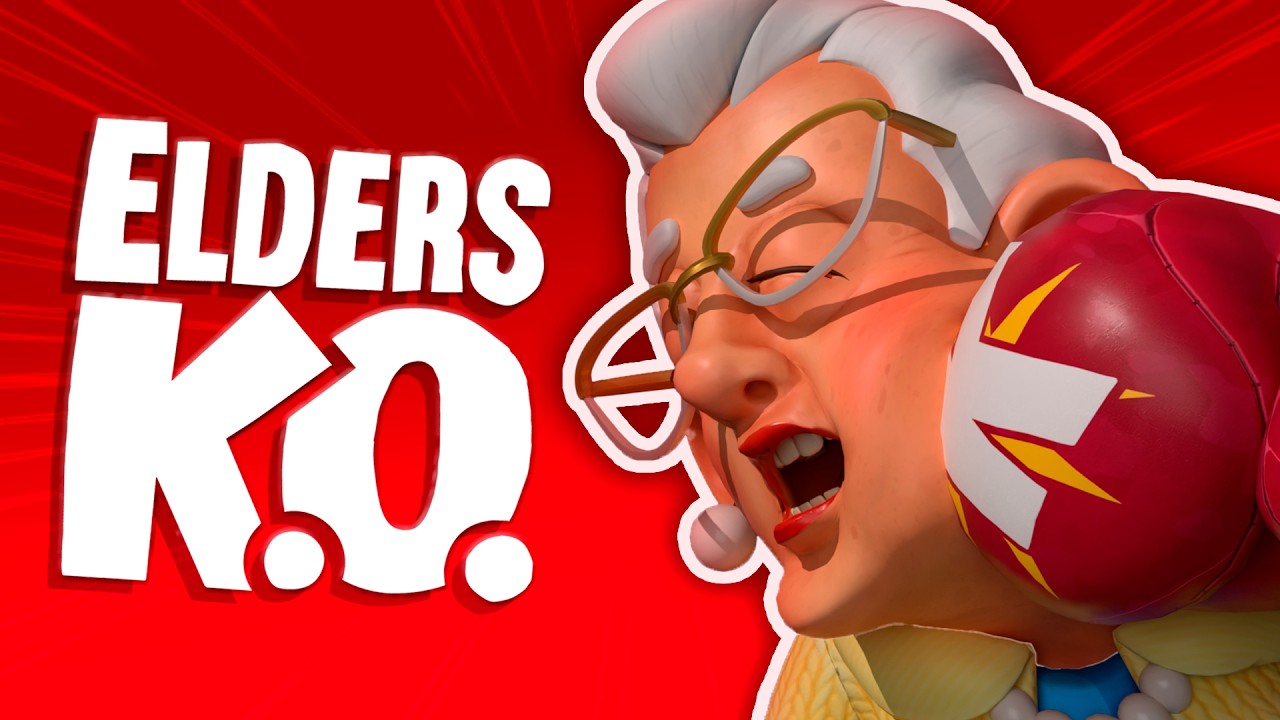 全員高齢者バトロワ『Elders K.O.』体験版が6月15日〜7月12日期間限定配信決定！“年金争奪”がテーマの最大8人シニア乱闘ゲーム
