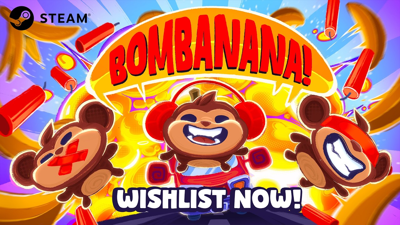 3人協力爆弾解除パーティゲーム『BOMBANANA!』デモ版がSteam同接1.3万人突破。Steam Nextフェス人気トップ2位、レビューは「圧倒的に好評」