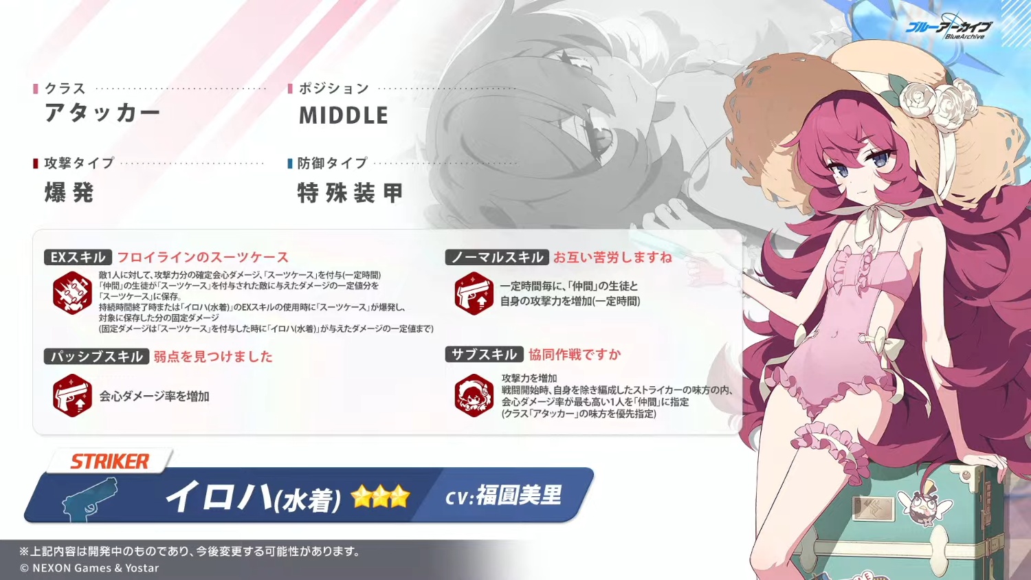 ブルアカ5.5周年生放送で発表された水着キャラクター
