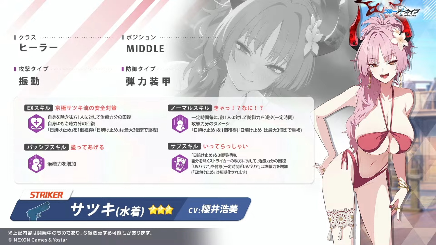 ブルアカ5.5周年生放送で発表された水着キャラクター