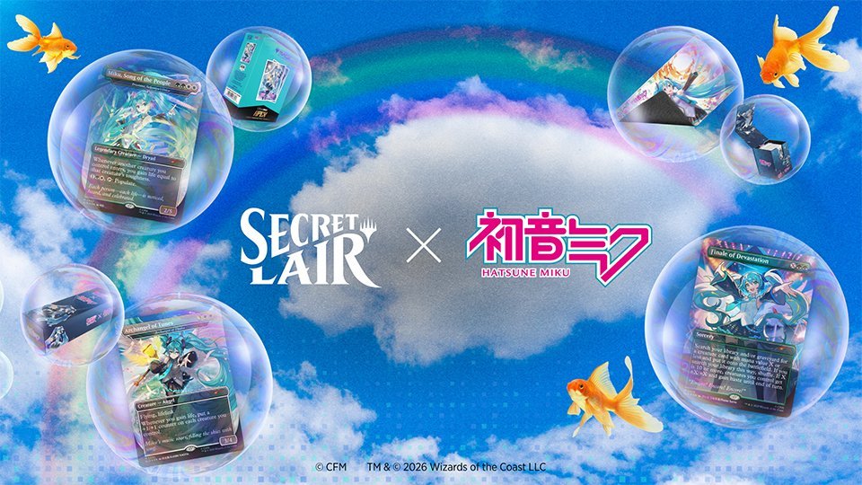 初音ミクの統率者デッキが楽天ブックスで受注販売。受付は24時間限定